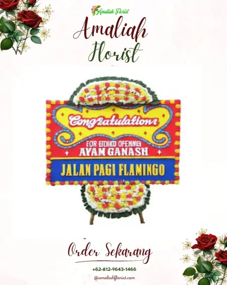 Sewa Papan Bunga Ujung Gurun